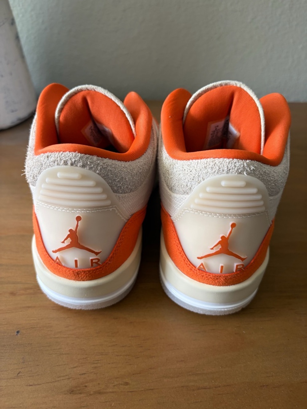 Nike Air Jordan 3 Retro Fossil Starfish WMNS Size 6 New DS - Picture 5 of 8